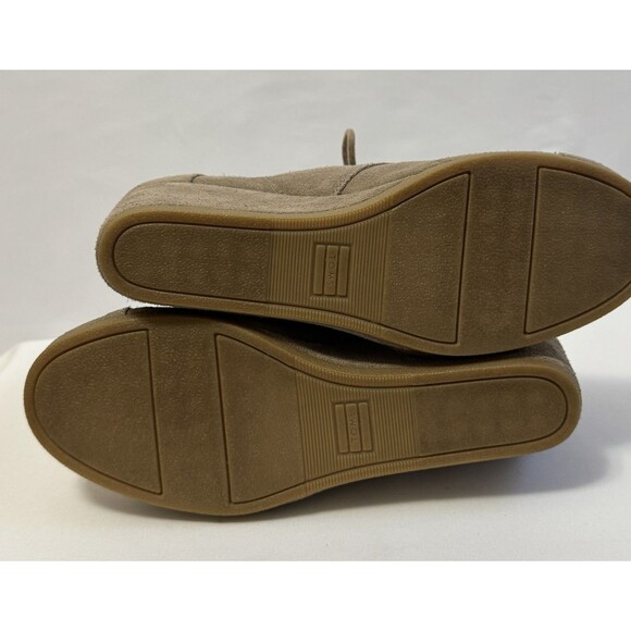 TOMS Women’s Suede Wedge Ankle Booties Taupe Size 9 M - Picture 8 of 12